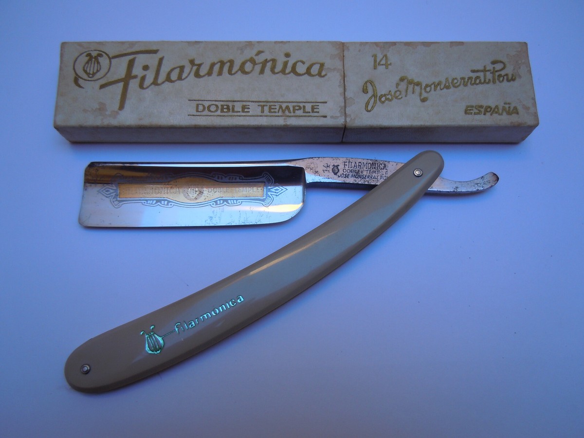 Filarmonica 14 Doble Temple straight razor shave ready | eBay