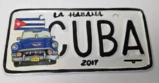 2019 Havana Club La Habana License Plate Plaque Booster Cuba