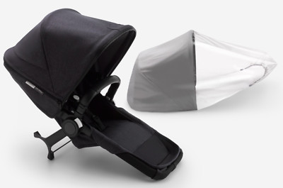   Bugaboo Donkey3 DUO KOMPLETT ERWEITERUNGSSET WASHED BLACK Donkey 2 & 5 NEU