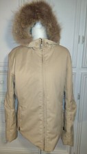Fera Women's Sz-14 Beige Dupont Thermolite Hooded Insulated Ski/snow Jacket/coat