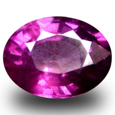 1.28 ct AAA World class Oval Shape 7 x 6 mm Pinkish Red Rhodolite Garnet
