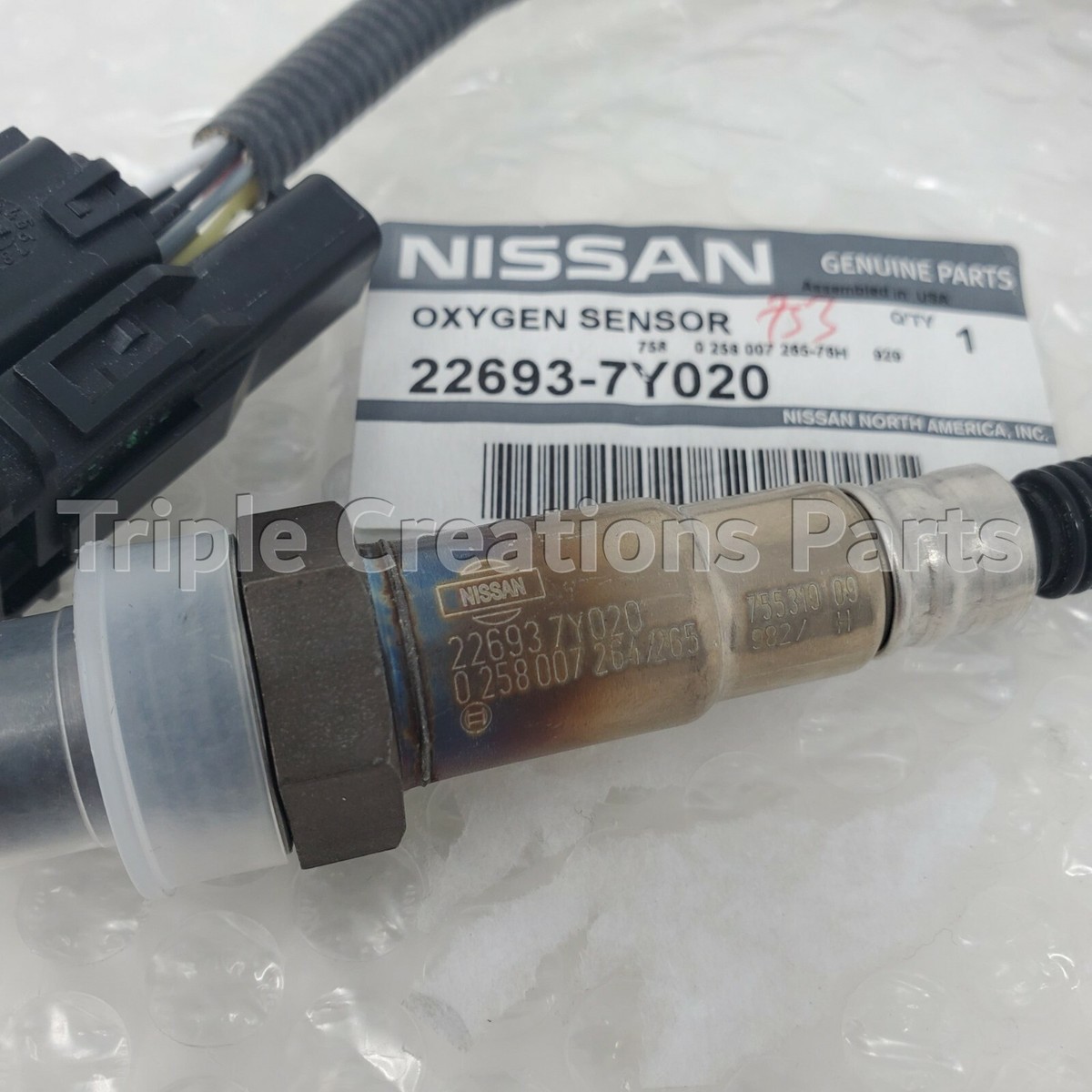 Genuine Nissan 22693-7Y020 Air Fuel Ratio Sensor 226937Y020
