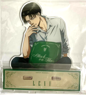 Attack On Titan Big Acrylic Stand Figure Relax Levi Ackerman AOT
