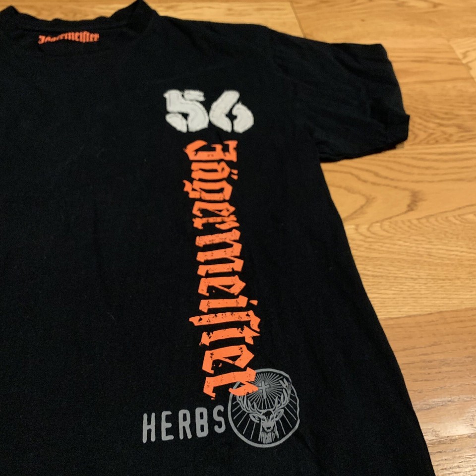 Jagermeister Logo Black Short Sleeve Shirt Mens Size Extra Large Alcohol Liquor eBay