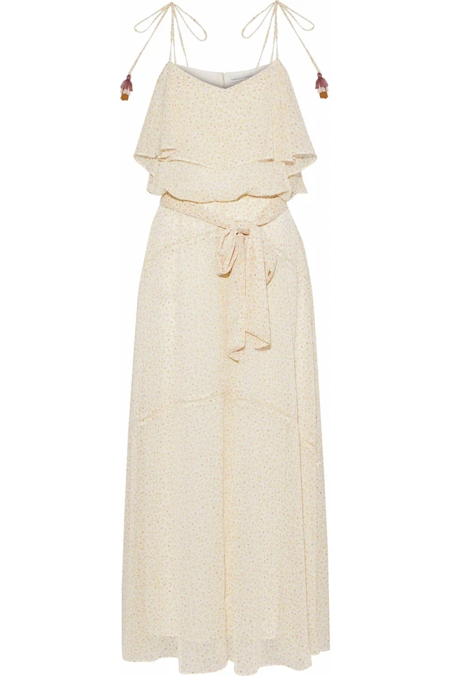 Rebecca Minkoff 158695 Women's Decklan Ruffled Floral Maxi Dress Sz. Medium - Image 3 of 3