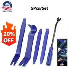 5Pcs/Set Trim Removal Pry Tool Kit Car Radio Door Panel Fastener Dashboard US