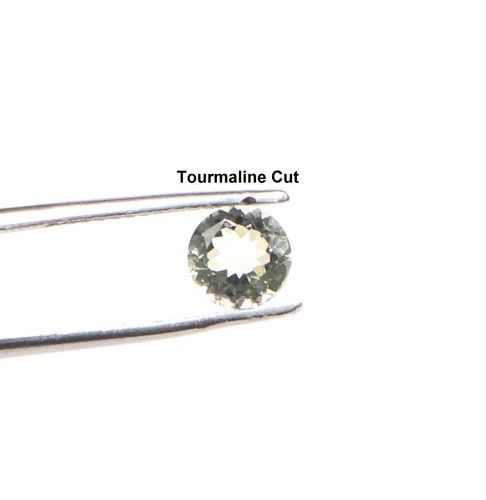 Pair 6 mm Multi Tourmaline 1.60 Ct October Birthstone Round Genuine Tourmaline - Picture 6 of 8