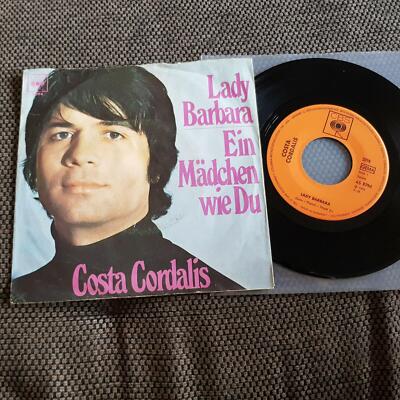 Costa Cordalis - Lady Barbara/ Ein Mädchen wie Du 7'' Single