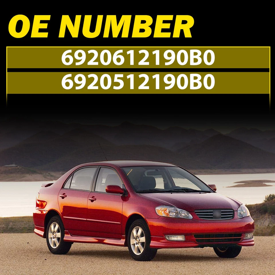 4x Manija de puerta interior gris cromo delantero trasero para Toyota Corolla Matrix 2003-2008 Foto 3 de 4