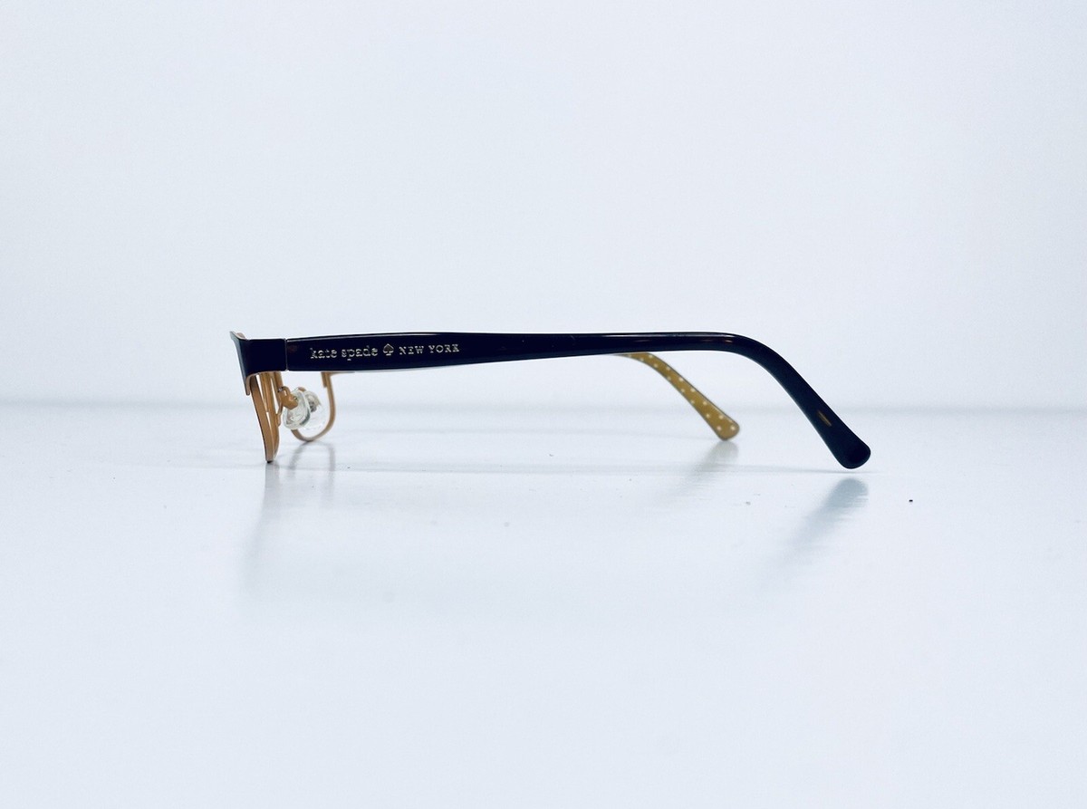 Kate Spade Ambrosette JUV Brown Polka Dot Tortoise Eyeglasses 52-17-135 Kate Spade Davina Tortoise Eyeglasses | Includes FREE Rx Lenses main image 3