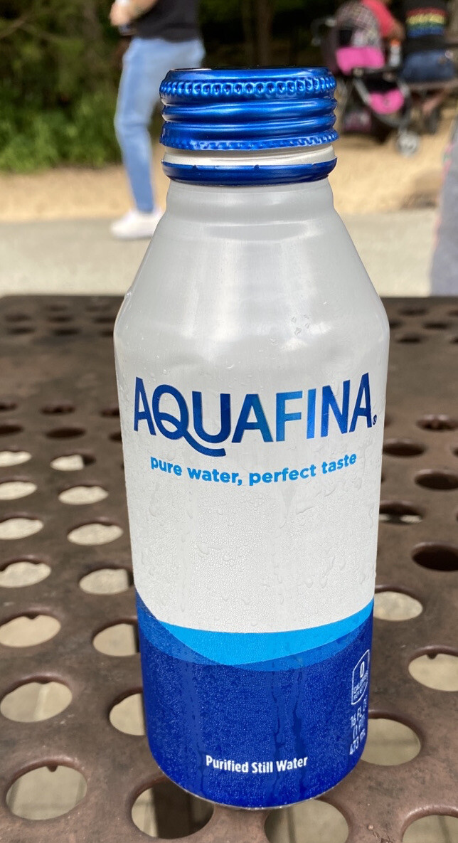 Aquafina aluminum water bottle eBay