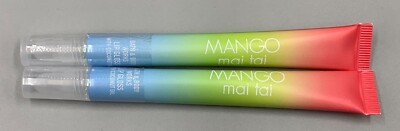 Bath & Body Works Mango Mai Tai Lip Gloss With Coconut Oil S/2 #9145B