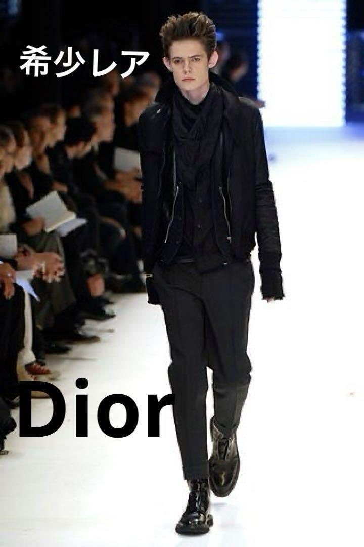 Dior Homme Black Silk Wool Scarf Rare Final Collection Dior Homme Black Silk Wool Scarf Rare Final Collection