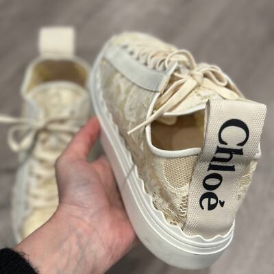 Chloe Lauren lace sneakers size 40 never worn