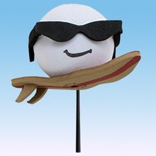 Retro 2000s - Coolballs Cool Surfer Surfing Antenna Topper Car Accessory New Retro 2000s - Coolballs Cool Surfer Surfing Antenna Topper Car Accessory New
