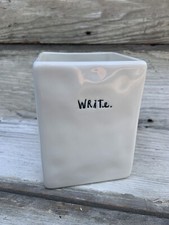 Rae Dunn By Magenta WRITE Pen Pencil holder Farmhouse EUC  