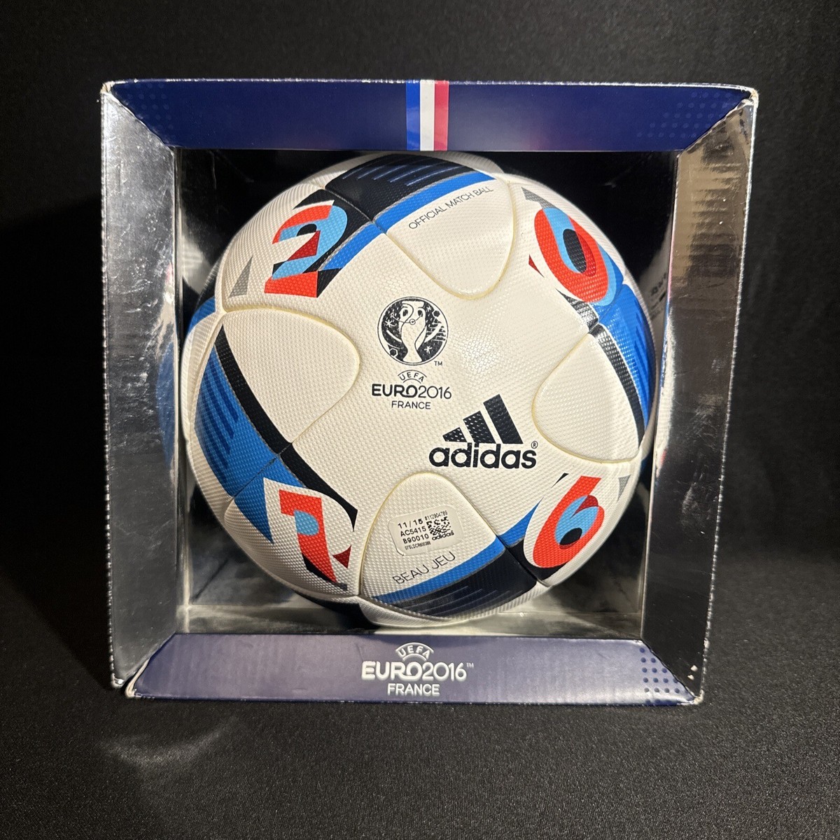 2016 Adidas UEFA Euro Official Match Ball Beau Jeu (Size 5 2016 Adidas UEFA Euro Official Match Ball Beau Jeu (Size 5