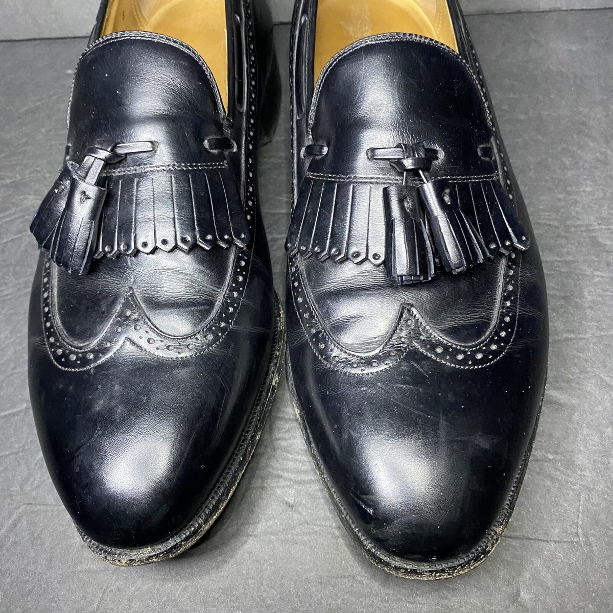 Johnston & Murphy Aristocraft Vintage Leather Tassel Loafers  display picture 1