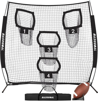 8 X 8Ft Football Nets for Throwing,Football Target,Quarterback Training Equipmen