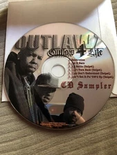 Outlawz - 4 Life Cd Sampler Promo 6 Track Rare Rap Gangsta