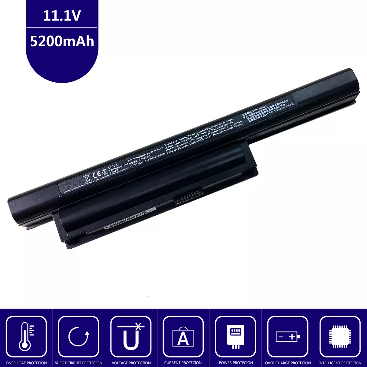 Battery for Sony Vaio VPCEB38FJ/W VPCEB39FJ/B VPCEB39FJ/L VPCEB3CFX/WI VPCEA