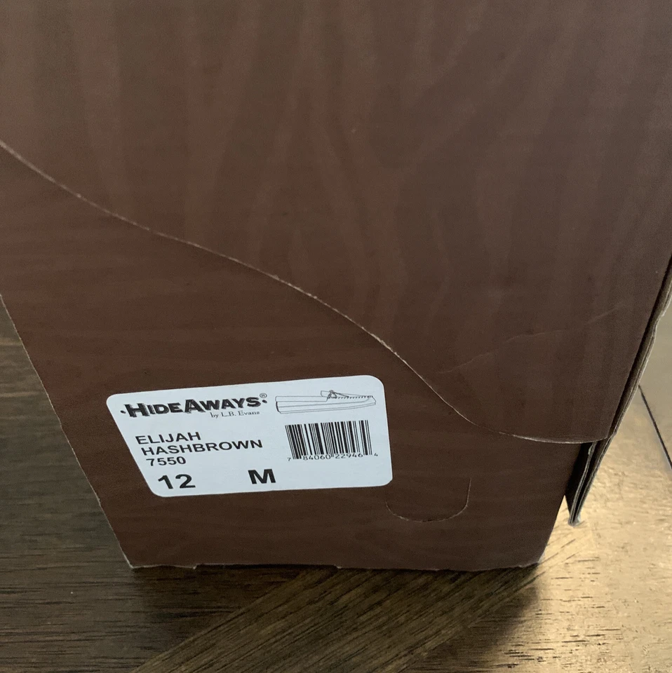 Zapatillas Mocasín HideAways Elijah Hachbrown Talla 12 M Nuevas en Caja Nuevas en Caja Foto 2 de 4