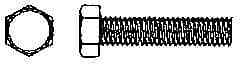 Value Collection 3/4-10 UNC, 4'' Length Under Head Hex Head Cap Screw Fully Th...