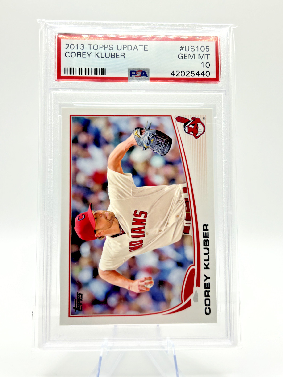 2013 Topps Update Corey Kluber #US105 Rookie RC PSA 10 GEM MT!!!!!!!