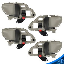 Interior Door Handle Set For 95-99 Chevy K1500 C1500 95-00 Tahoe K2500 Gray 4Pc