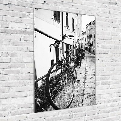 Wand-Bild Kunstdruck aus Acryl-Glas Hochformat 70x100 Citybikes