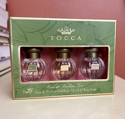 TOCCA Eau De Parfum Trio Dabbers Florence, Stella & Cleopatra (0.17 Oz 5 ml x 3)