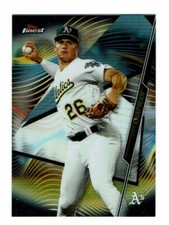 2020 Topps Finest Matt Chapman #33 Oakland Athletics