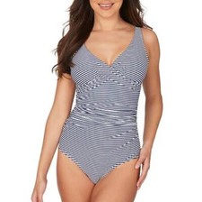 Nip tuck Sorrento Stripe Louise One Piece Swimsuit US4