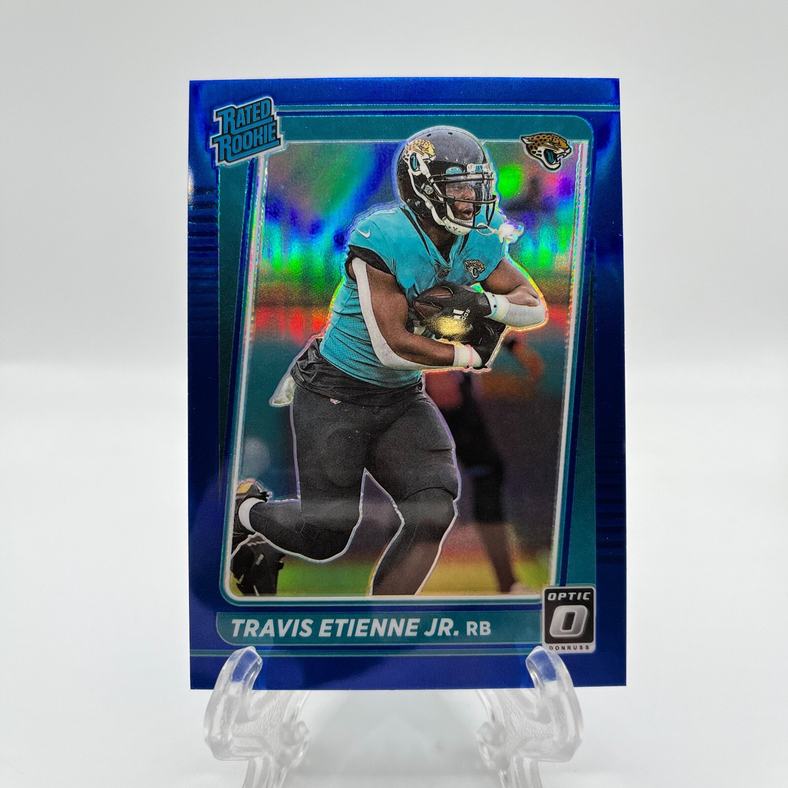 2021 Panini Donruss Optic Rated Blue Travis Etienne Jr #214 Rookie RC /179 *SEE