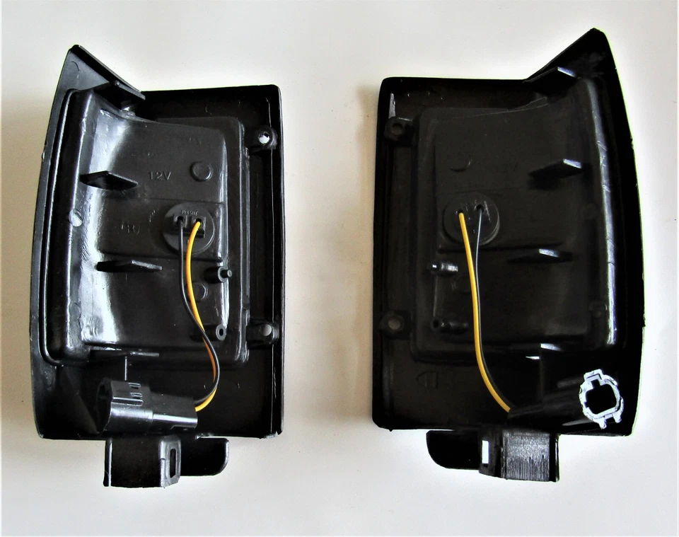 FITS NISSAN D21 HARDBODY TRUCK MODEL 1993 97 FRONT CORNER SIDE LIGHT PAIR LH RH - Image 4 of 4