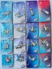 Milano 2026 Winter Olympic Official Tina Mascot Sports Pose 16pcs Pins Set