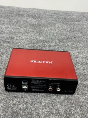 Focusrite Scarlett Solo 2nd Gen USB Audio Interface XLR/RCA