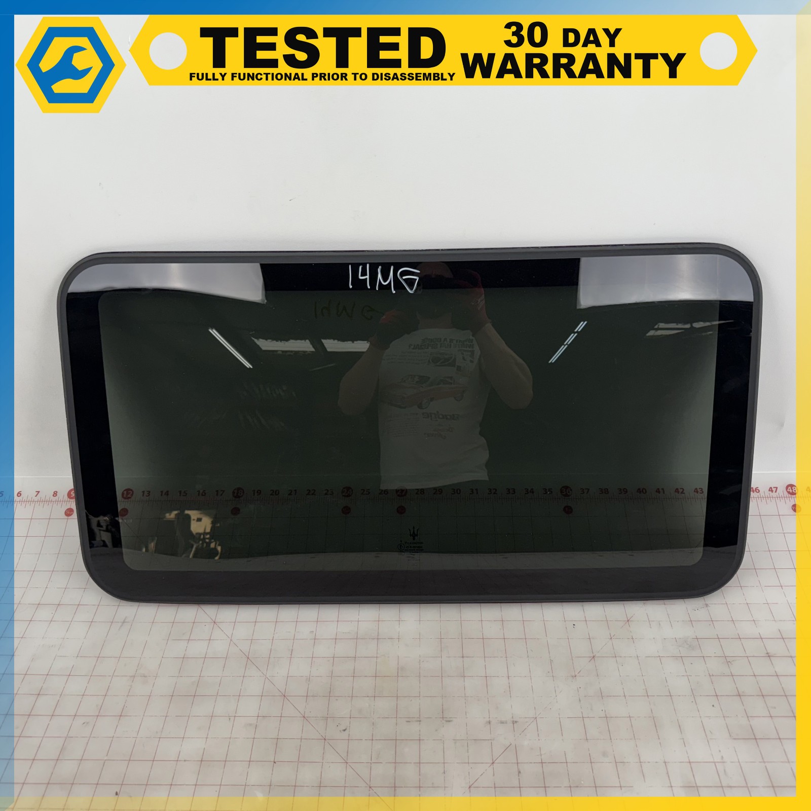 14-16 MASERATI GHIBLI SUNROOF SUN ROOF WINDOW GLASS OEM