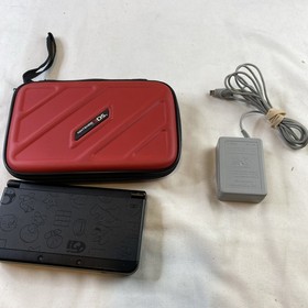 New Nintendo 3DS Mario Edition Black Friday Edition US Model W Charger Case