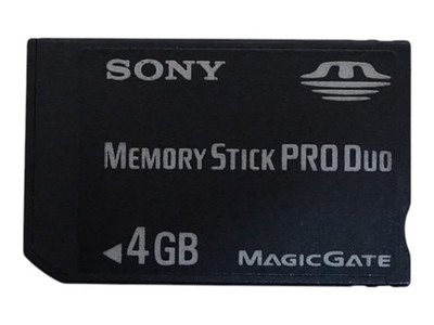 Sony Memory Stick Pro Duo Magic Gate 4GB MSX-M4GS   used   Speicherkarte