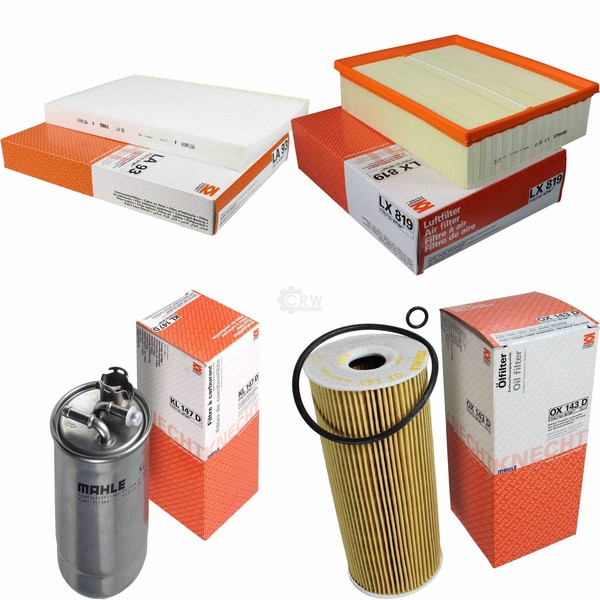 Mahle Kraftstofffilter KL 147D Innenraum LA 93 Luft LX 819 ÖLfilter OX 143D-image