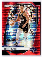 2024 Prizm WNBA Kristi Toliver #12 Red Pulsar Prizms #/299 Washington Mystics