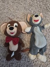 Vintage Warner Bros Studio Store Tom And Jerry Plush Bean Bag Cat Mouse Toy 1998