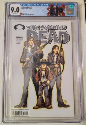 The Walking Dead #3 (1st Print, 1st Carol, Sophia, Amy & Andrea App)  CGC 9.0 