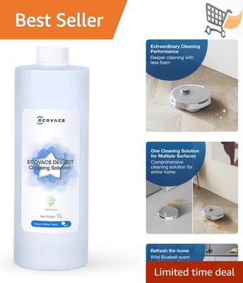 Multi-Surface Floor Cleaner Liquid 1L Compatible with Robot Vacuums Scented