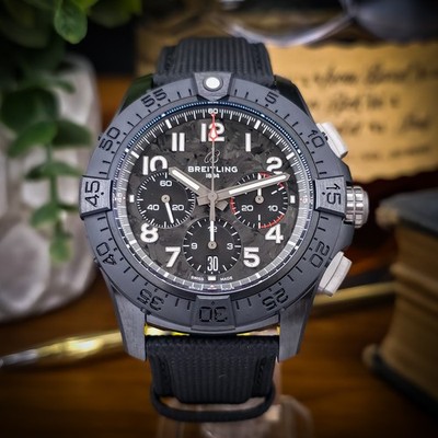 New! Breitling Avenger 44mm B01 Chronograph Ceramic Carbon ''Night Mission''