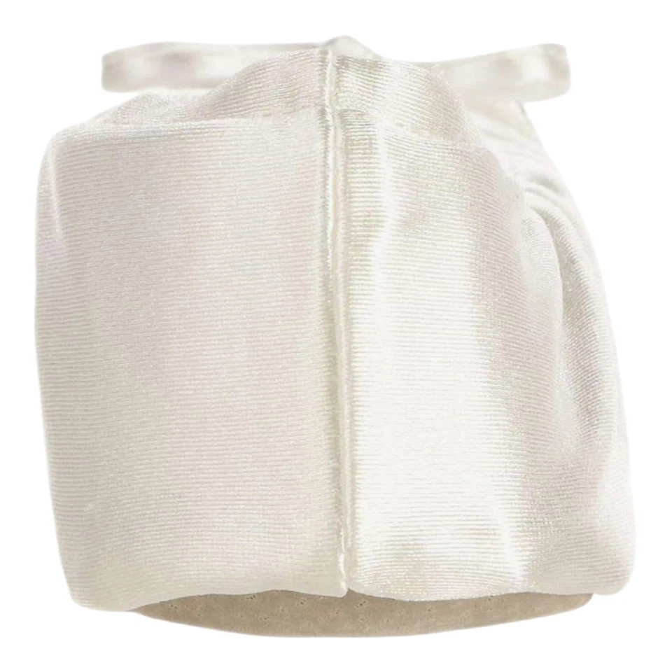 Zapatillas de ballet Isotoner para mujer blancas adornadas con satén talla LGE 8-9 Foto 2 de 4