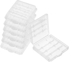 6pcs AAA Battery Storage Case Holder Box AA Battery Storage Case