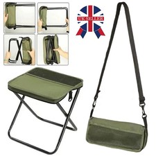 Folding Backpack Stool Outdoor Fishing Camping Picnic Travel Beach Slacker Chair