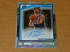 2024/25 Donruss TERRENCE SHANNON JR AUTOGRAPH/AUTO CHOICE TIMBERWOLVES K1276